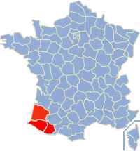 landes, haute-pyrénées and pyrénées atlantique region